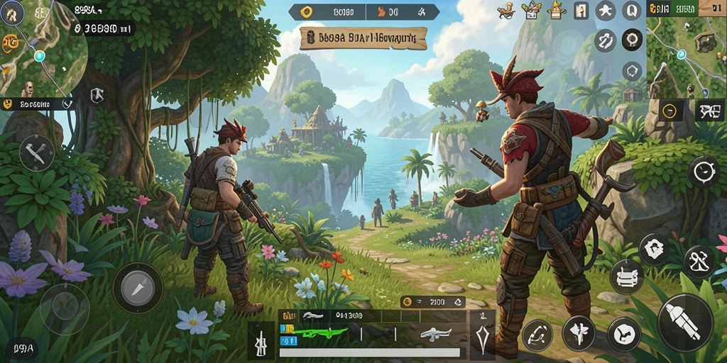 Gameplay menarik dalam dunia terbuka yang luas di 898A.