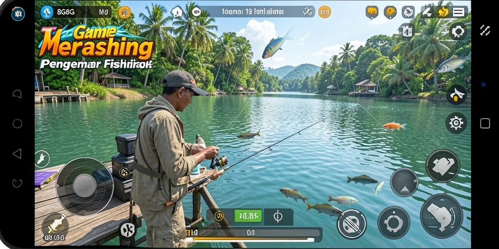 Tampilan gameplay 8G8G yang seru dan mengasyikkan.