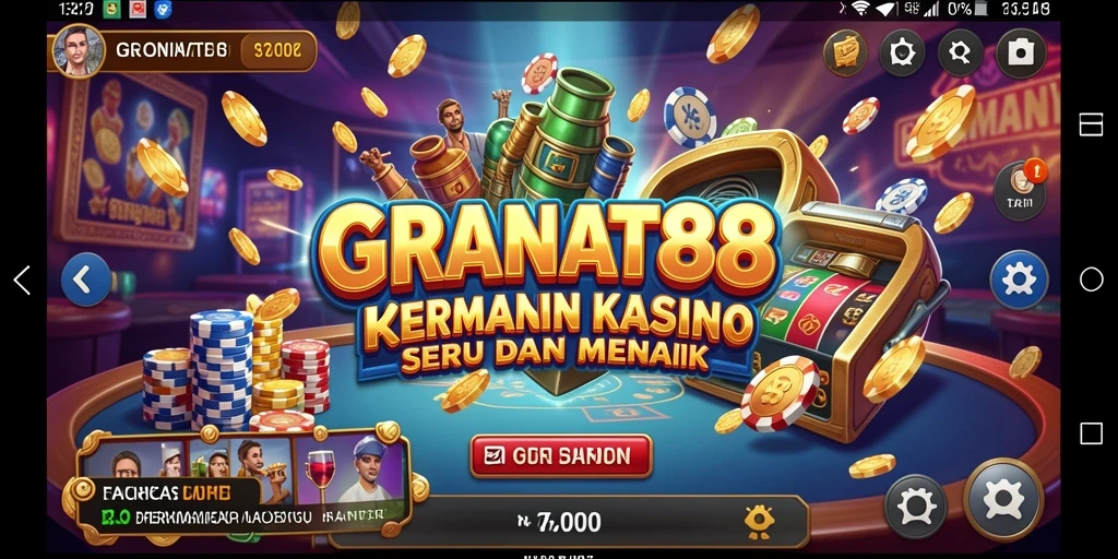 Tampilan gameplay Kasino yang dinamis dan mengasyikkan di GRANAT88.