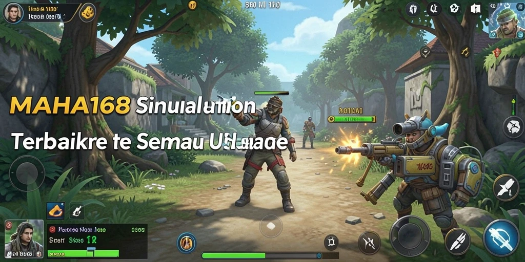 Tampilan gameplay seru dalam MAHA168 dengan fitur simulation menarik.