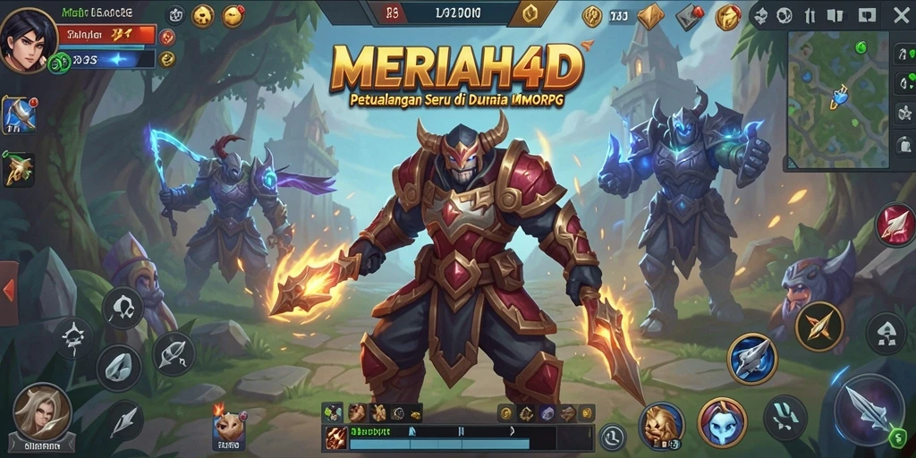 Tampilan gameplay MERIAH4D yang menakjubkan dengan aksi seru.
