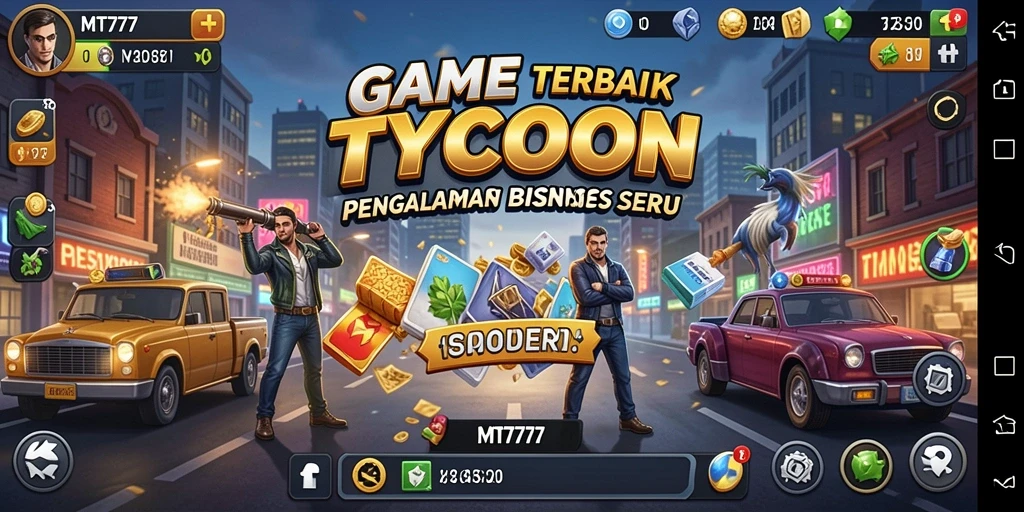 Gameplay seru dalam dunia bisnis virtual Tycoon.