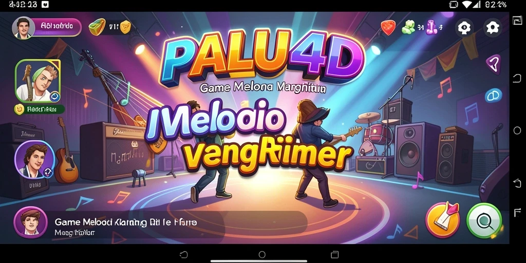 Tampilan gameplay PALU4D yang seru dan interaktif dengan musik.