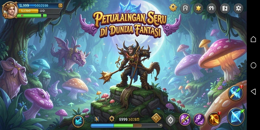 Screenshot gameplay SL999 menunjukkan aksi seru dalam petualangan yang mendebarkan.